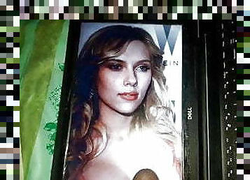 scarlett johansson cum tribute