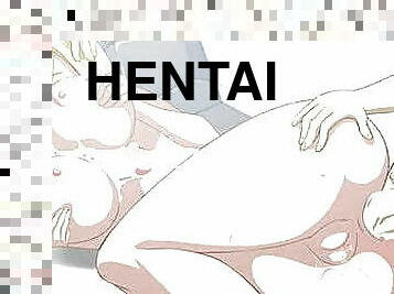 orgia, anal, seks-grupowy, 4kąt, hentai