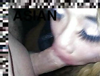 asien, transsexueller, reifen, blasen, zwischen-den-rennen, paar, fett-mutti, ladyboy, gesichtspunkt, junge18