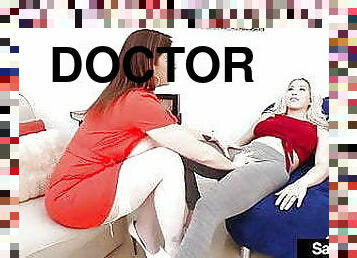 Sex Doctor Sara Jay Helps Latina Patient Cristi Ann Orgasm!