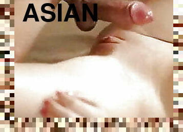 asiático, cuatro-patas, coño-pussy, babes, paja, con-los-dedos, besando, follando-fucking, amante