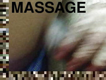 Balls massage by Desi wife