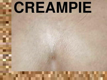 Anal creampie