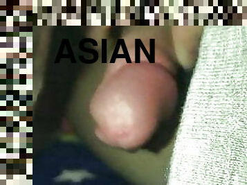 asiatisk, homofil, soving, thai, cum