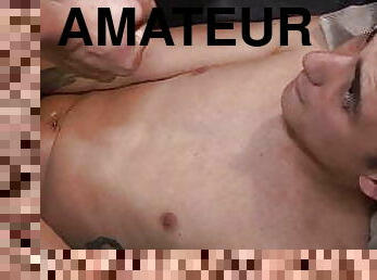 amateur, mamada, gay, musculada