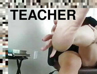 insegnanti, piedi, americani, feticci