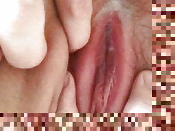 Letting my creampie cum out