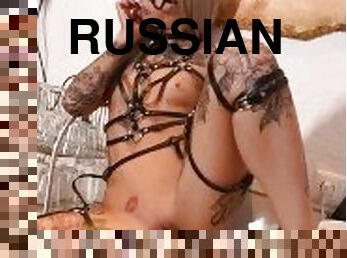 ロシアの, 素人, bdsm, 小柄な, 独奏, ミストレス, 支配, フェムドム