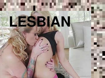 Hot lesbian scene with Kate Frost and Christy Stevens