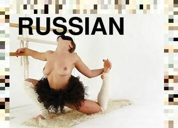 Russian flexible babe big tits Myra Zavisalo