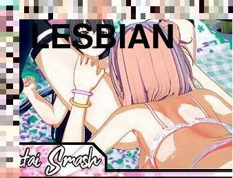 orgamus, muschi, lesben, anime, hentai, nette