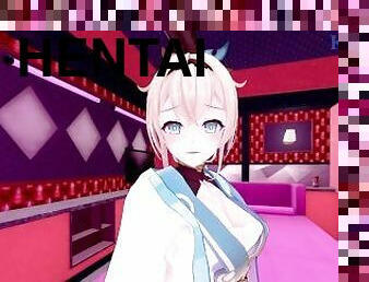 Kazama Iroha and I have intense sex in a secret room. - Hololive VTuber POV Hentai