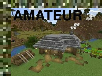 How to easily build a starter house in Minecraft (tutorial)