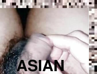 asiatisk, cum, pikk