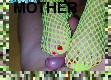 ibu-dan-anak, amateur, matang, milfs, ibu, kaki, stokings, jaring-ikan, ibu-mother, fetish