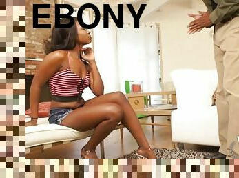 anal, negra-ebony, adolescente, negra, jóvenes18