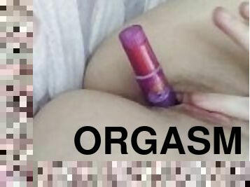 cur, tate-mari, clitoris, masturbare-masturbation, orgasm, pasarica, amatori, sperma, solo, uda