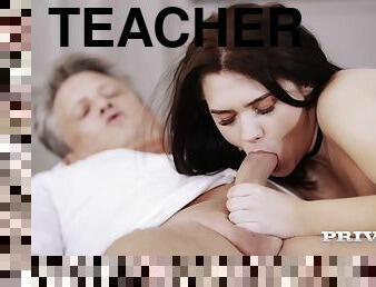 Curvy Schoolgirl Effie Diaz Pussy Fucked By Perverted Teacher