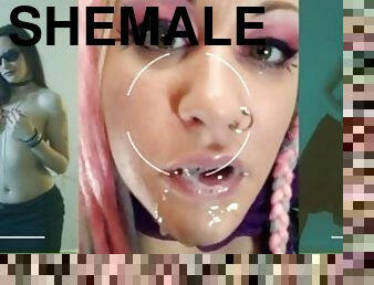 travestit, hardcore, gay, sperma, fetish