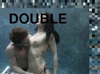 Underwater Fun With Raunchy Darkhaired Babe - Sabrina Banks