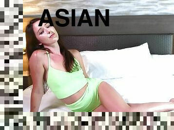 asiatisk, amatør, babes, interracial, pornostjerne, creampie, pov, søt, kineser, koreansk