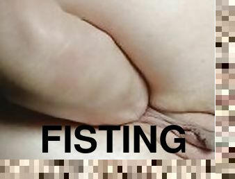 fisting, masturbação, orgasmo, mijando, cona-pussy, amador, anal, apertado, dildo, fecho