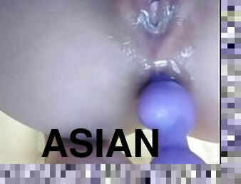 asiatisk, orgasme, squirt, amatør, anal, babes, tenåring, leke, cum, petite