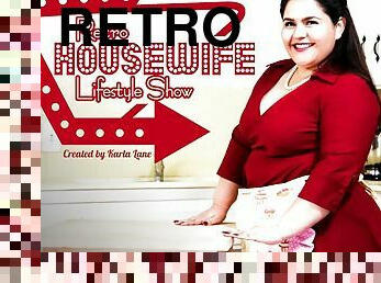 Karla Lane in Retro Housewife Lifestyle Show