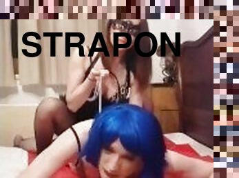 strapon, anal, bdsm, slave, ludder, hore, knulling-fucking, femdom