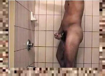 Straight Boy Zack Shower Stroking