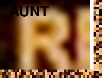 Newphew cums onStep-aunt