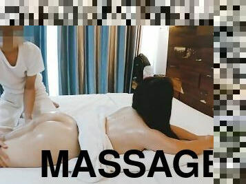 massage, synsvinkel, thailænder, perfekt