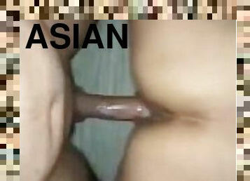 asiatisk, røv, kæmpestor, fisse-pussy, sprøjte, swingere, amatør, udløsning, hardcore, creampie