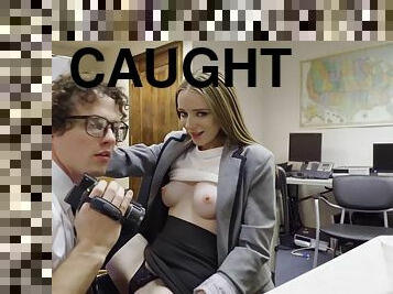 Lustful Secretary Gets Caught Masturbating With Ava Hardy And Robby Echo