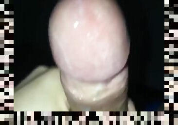 Jerking of big cock to cumshot