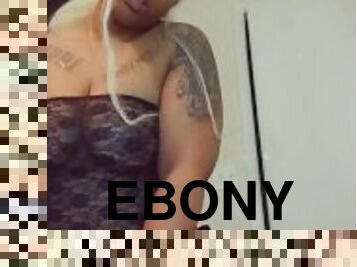 ebony home alone