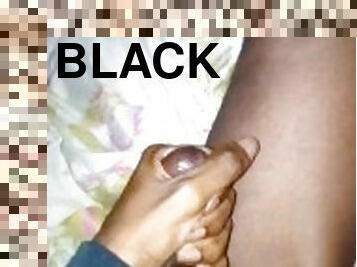 Feet Huge black Cumshot on my leg (shooters)