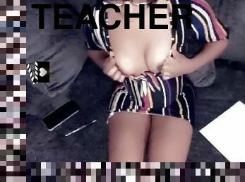 Petite small and slim thick teacher get wild for bbc