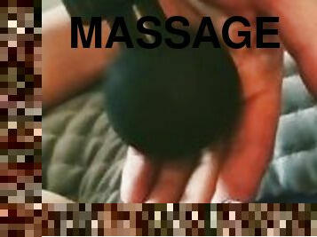 Massage gun - Dry Hump INTENSE Finger Fuck