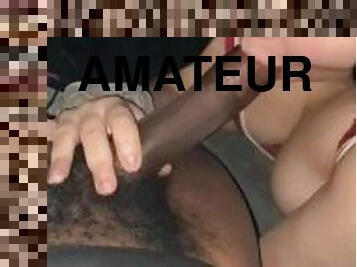 amatør, blowjob, stor-pikk, interracial, tenåring, pikk