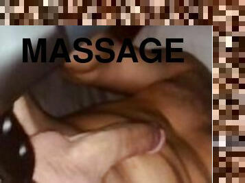 Solo Male Massage Gun Cum explosion Prostate massage
