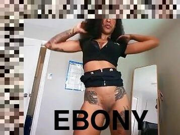 Ebony Slut twerks to DMX with Wet Pussy