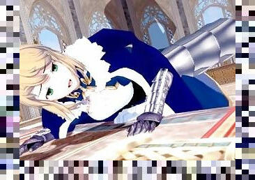 ?ARTORIA PENDRAGON SABER??HENTAI 3D??FATE?