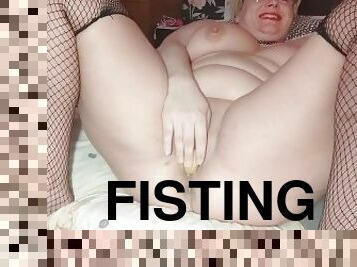 fisting, fisse-pussy, sprøjte, amatør, webcam, fetish, solo, nosser, grønsag