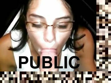 Public Facial Latina Glasses