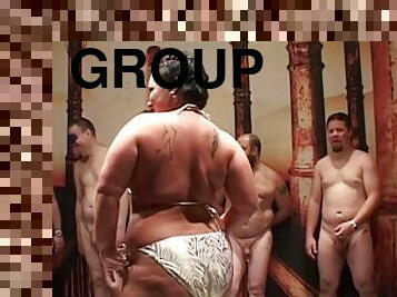 masturbación, juguete, hardcore, paja, gangbang, regordeta, sexo-en-grupo, doble, europeo, bukkake