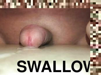 svær, orgasme, cumshot, svelging, ludder, cum