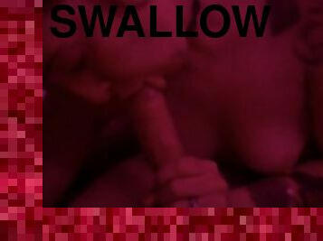 Marie Jah Wanna: Swallows Huge Cock Before Bed