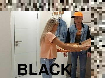 Pizza Delivery For a Horny Bitch  Letty Black