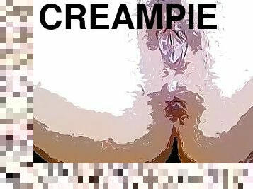 avalik, amatöör, creampie, paar, domineerimine, reaal